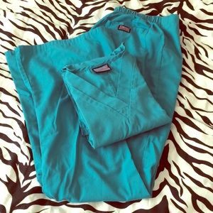 Cherokee Teal Scrub Set